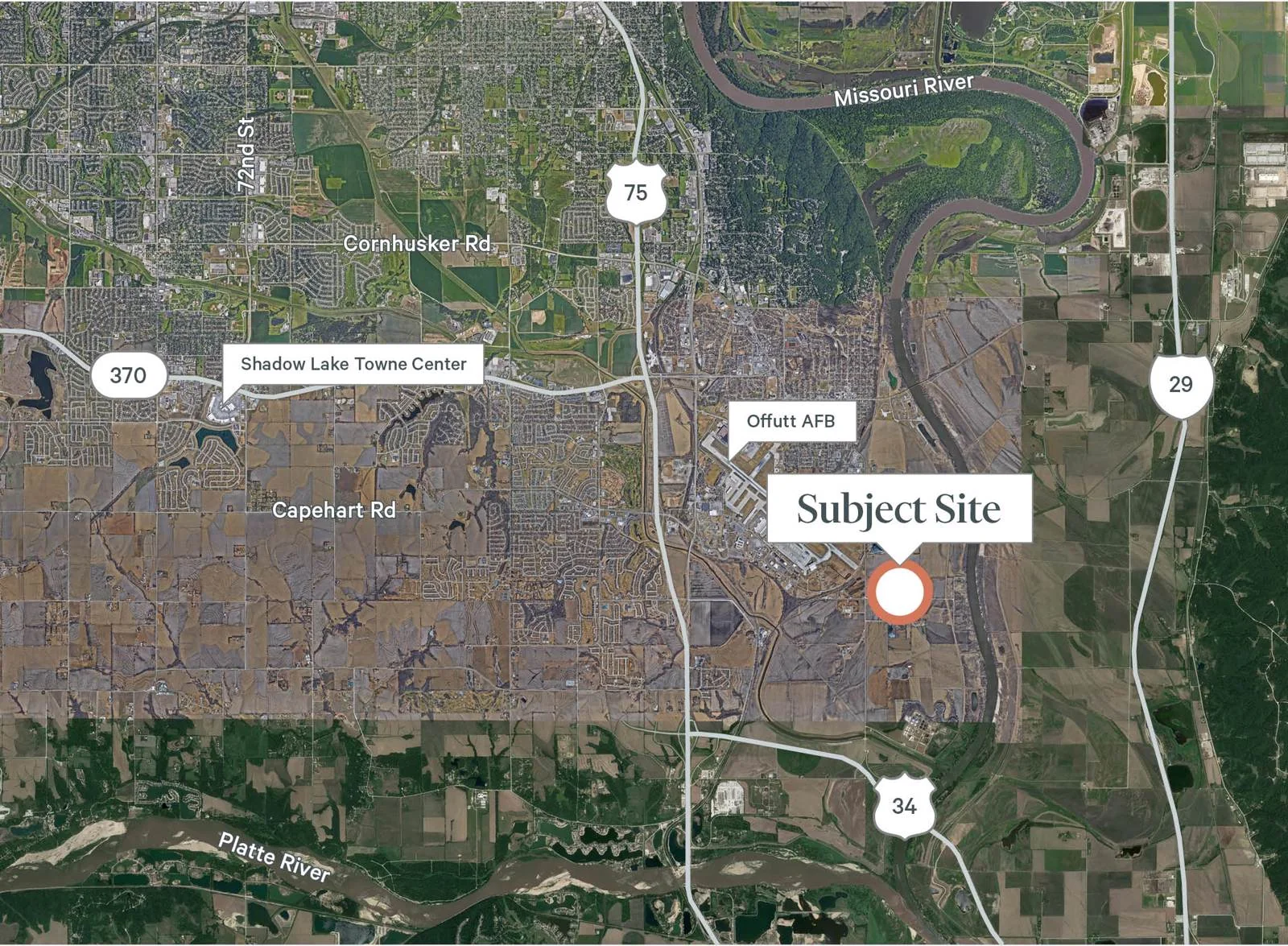 South of Offutt Base Lake - 22.61 Acres — Sale in Bellevue, NE, photo 4 of 4