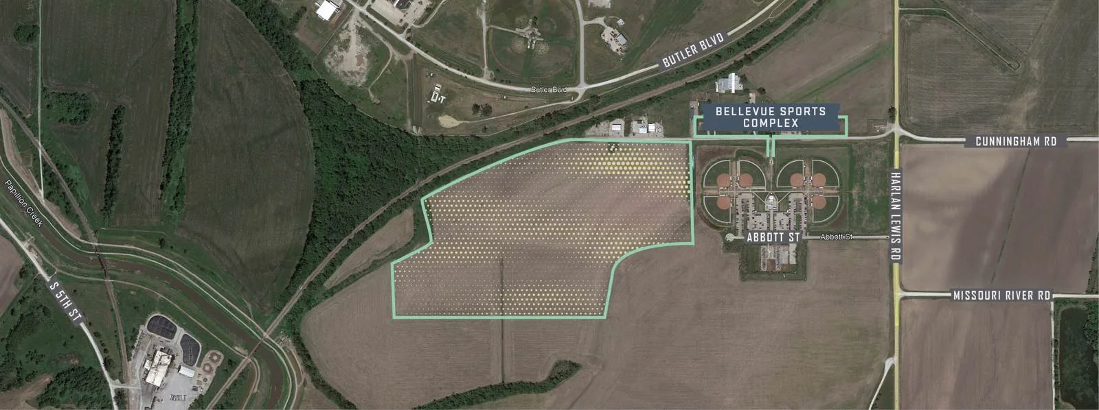 62 Acres of Prime Land South of Offutt AFB — Sale in Bellevue, NE, photo 2 of 3