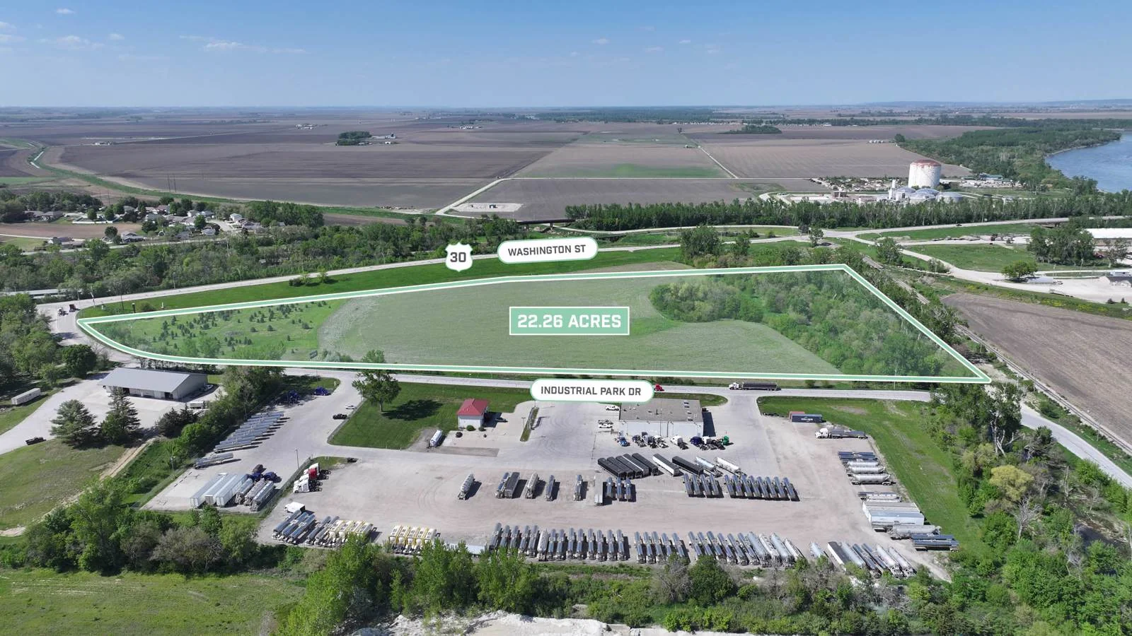 NEC of Industrial Park Drive & Hwy 30 Blair | Nebraska — Sale in Blair, NE, photo 2 of 6