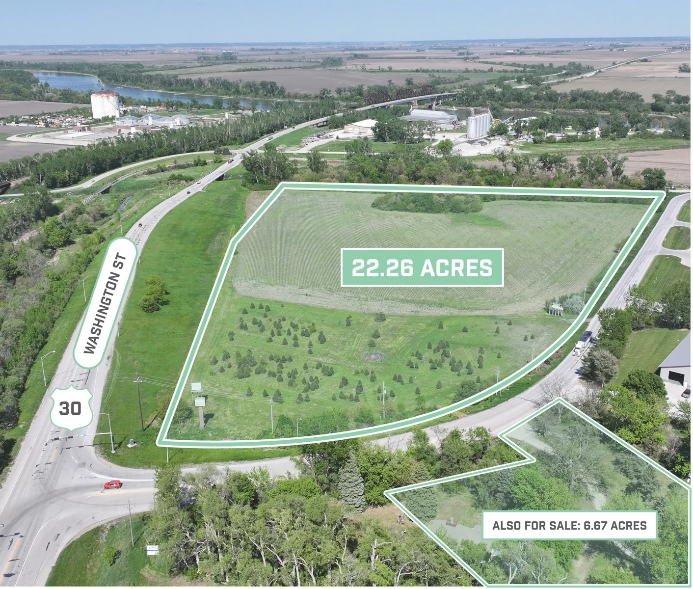 NEC of Industrial Park Drive & Hwy 30 Blair | Nebraska — Sale in Blair, NE, photo 5 of 6