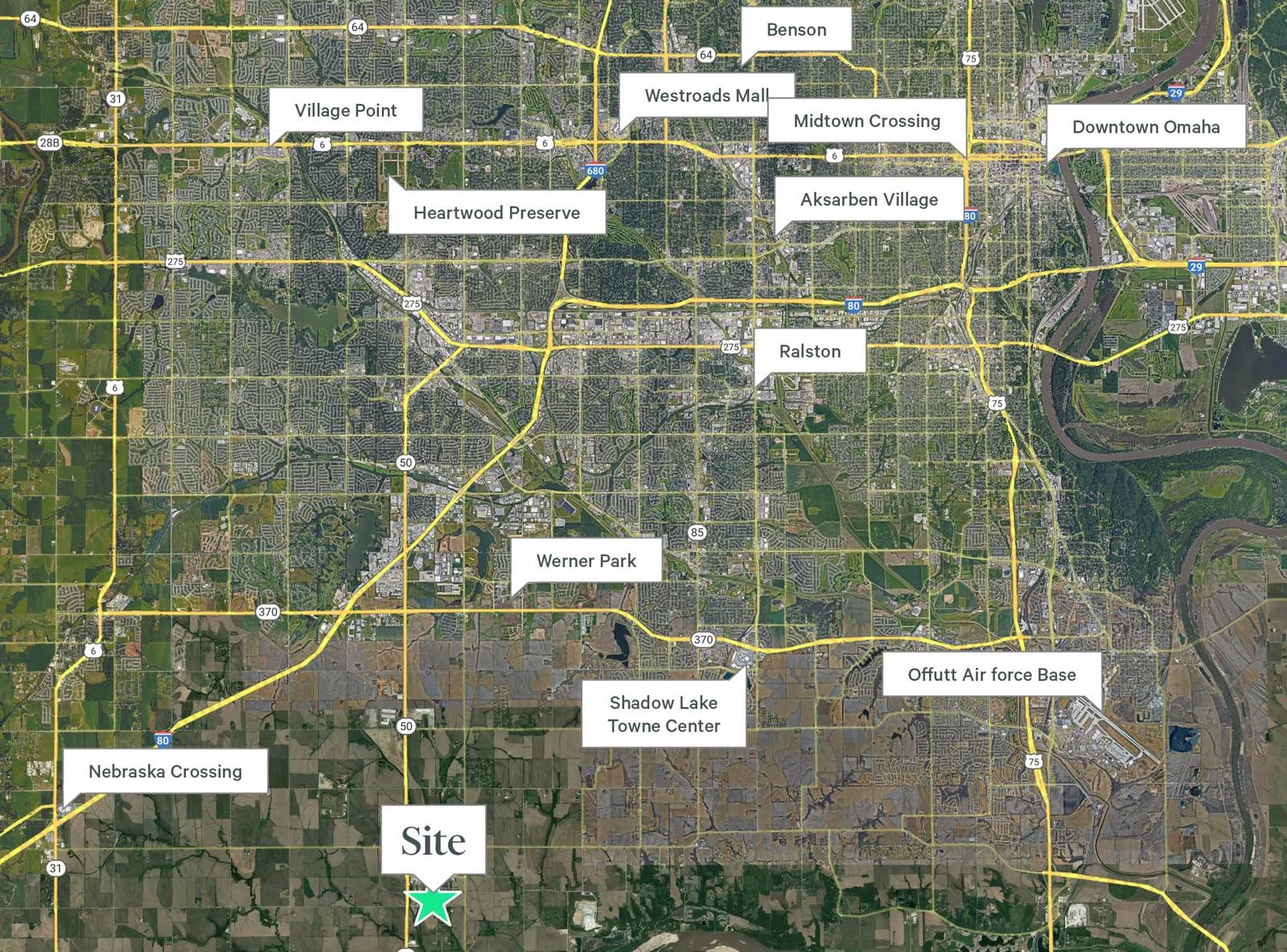 Hwy 50 & Pflug Road, Sarpy County — Sale in Springfield, NE, photo 2 of 4
