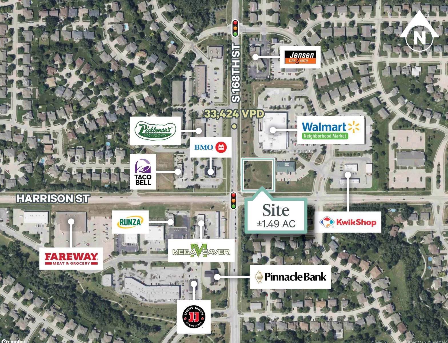 Walmart Neighborhood Market Outlot - Omaha, NE — Sale in Omaha, NE, photo 1 of 2
