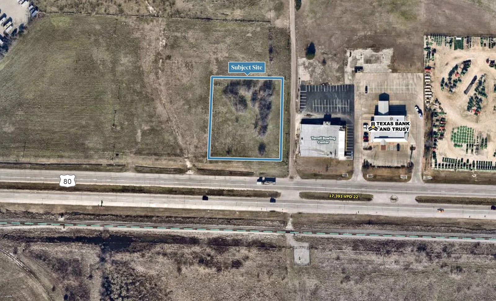 Terrell Hwy 80 Pad Site — Sale in Terrell, TX, photo 2 of 3