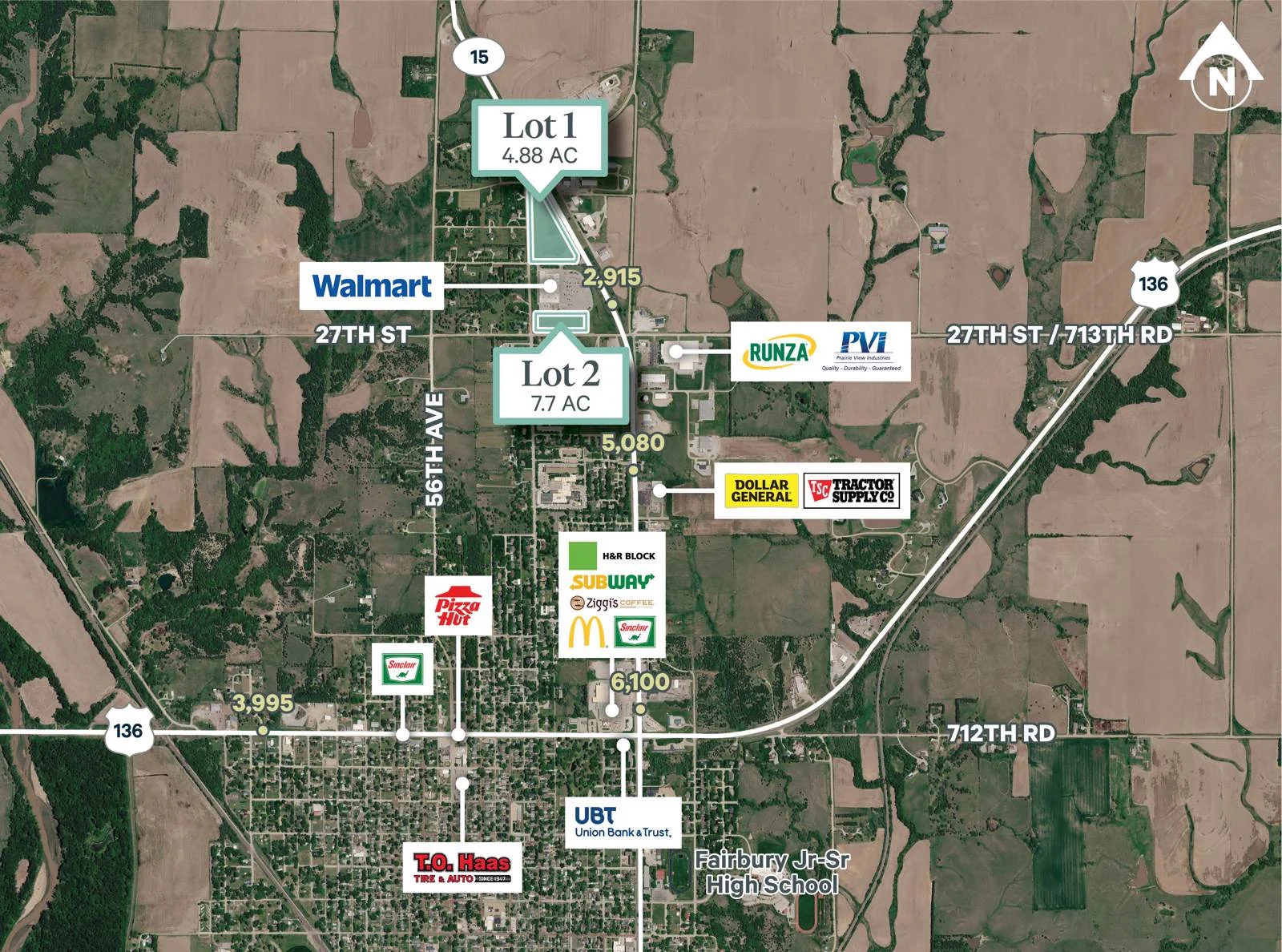 Walmart Outlots - Fairbury, NE — Sale in Fairbury, NE, photo 2 of 2