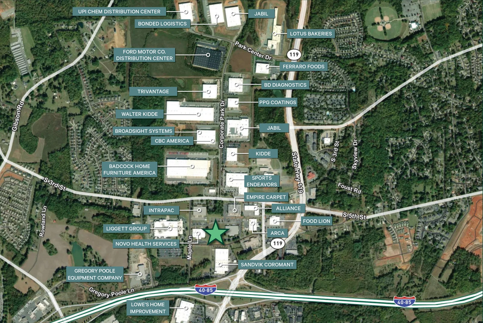Carolina Central Industrial Center | Lot 7 — Lease in Mebane, NC, photo 3 of 4