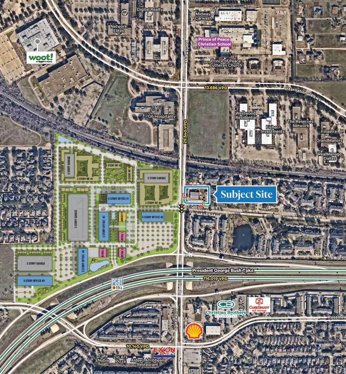 Far North Dallas — Pad Site