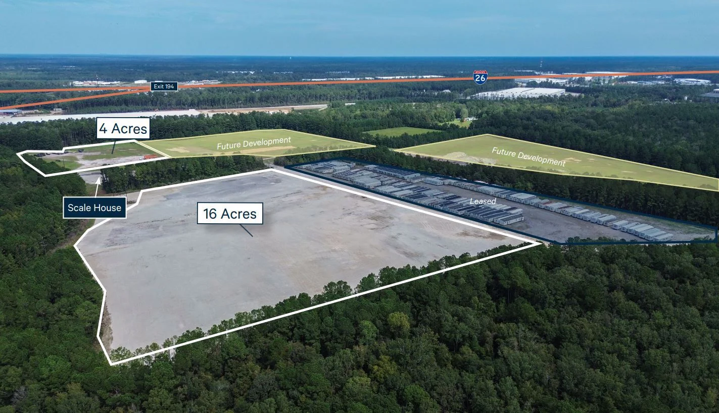 1-20 Acre Laydown Yard — Lease in Summerville, SC, photo 1 of 8
