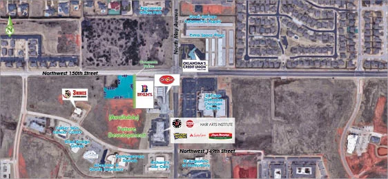 OKC Quail Springs Commercial Land — Sale in Oklahoma City, OK, photo 2 of 3