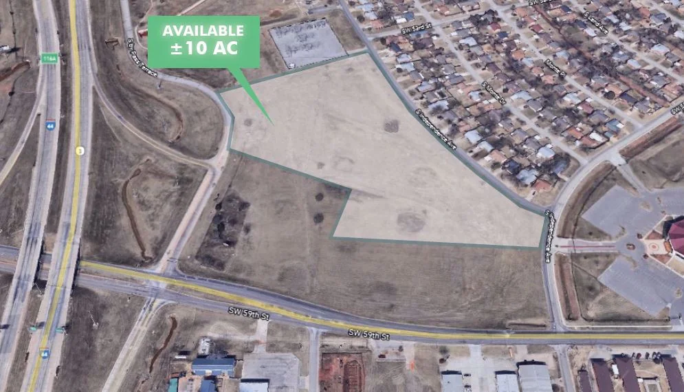 OKC NE Quadrant of I-44 and SW 59th Street- ±10 AC — Sale in Oklahoma City, OK, photo 1 of 3
