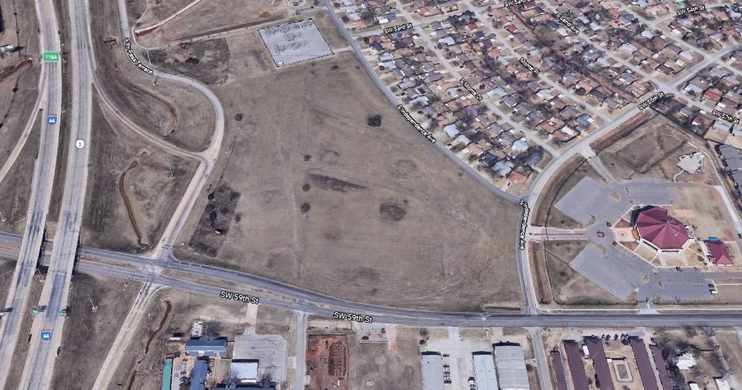 OKC NE Quadrant of I-44 and SW 59th Street- ±10 AC — Sale in Oklahoma City, OK, photo 2 of 3