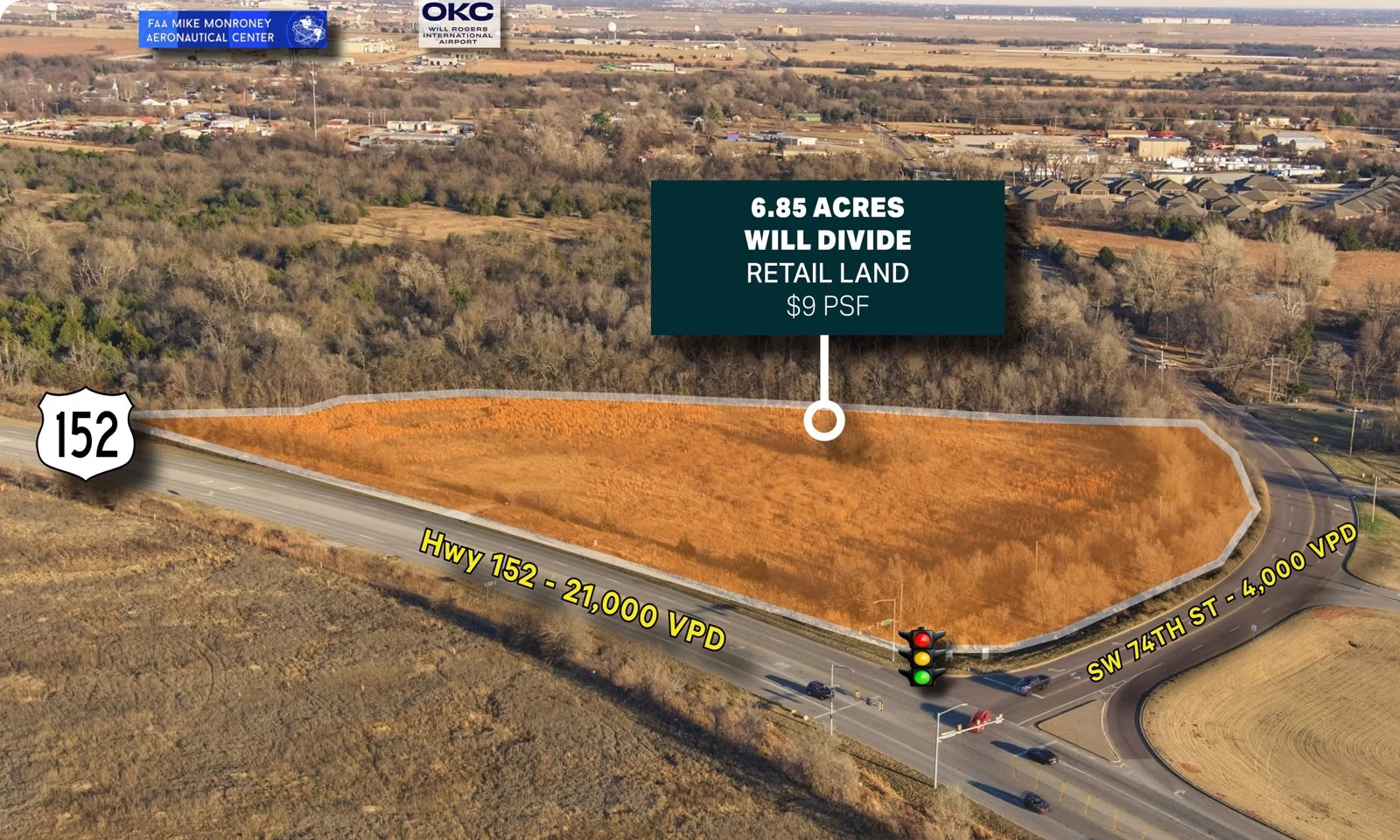 Land in Mustang, OK — Sale in Mustang, OK, photo 1 of 4