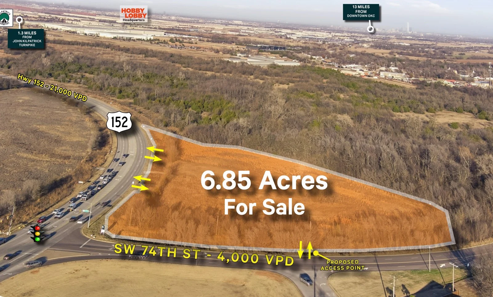 Land in Mustang, OK — Sale in Mustang, OK, photo 2 of 4