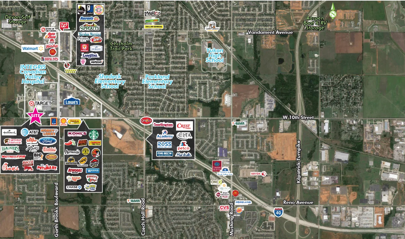 YKN W of NWC of NW 10th and Garth Brooks Boulevard — Sale in Yukon, OK, photo 1 of 2