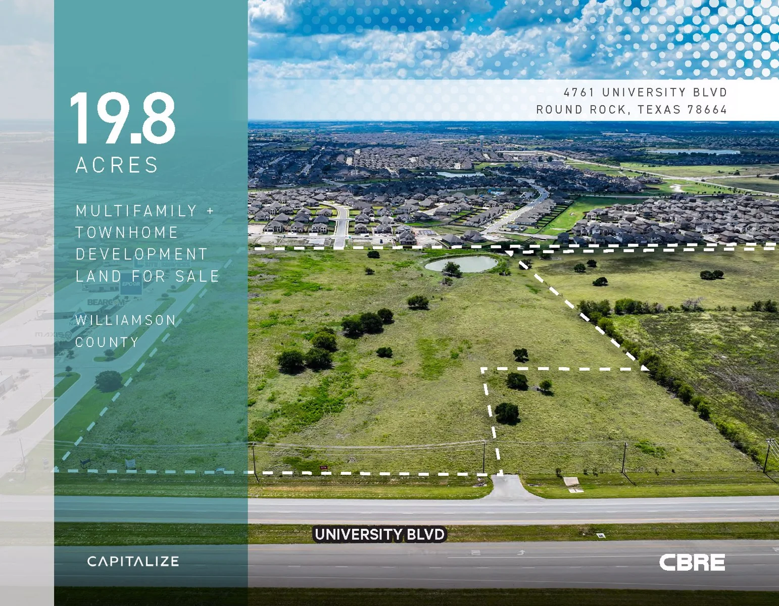 Round Rock Multifamily & Townhome Land — Sale in Round Rock, TX, photo 1 of 1