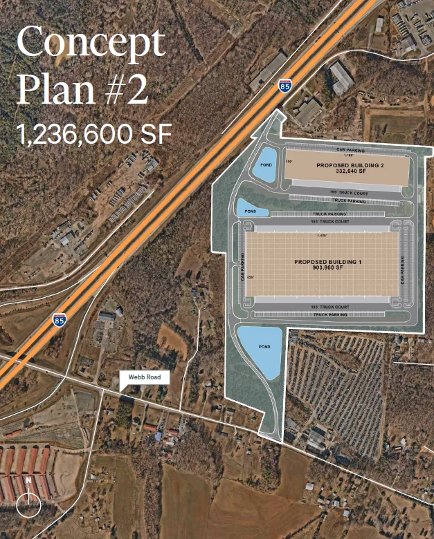 Direct access to I-85 — Lease in Salisbury, NC, photo 3 of 5