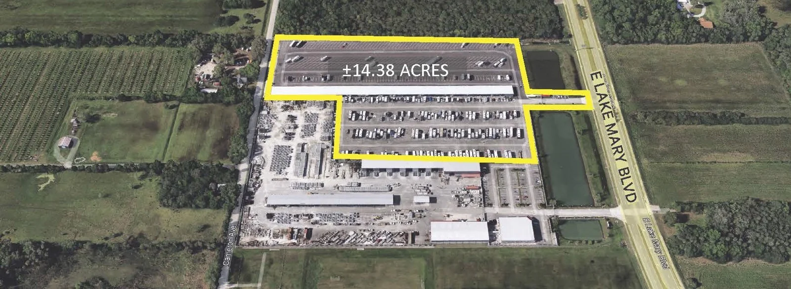 3.0 - 14.38 AC IOS - FOR LEASE — Sale in Sanford, FL, photo 1 of 4