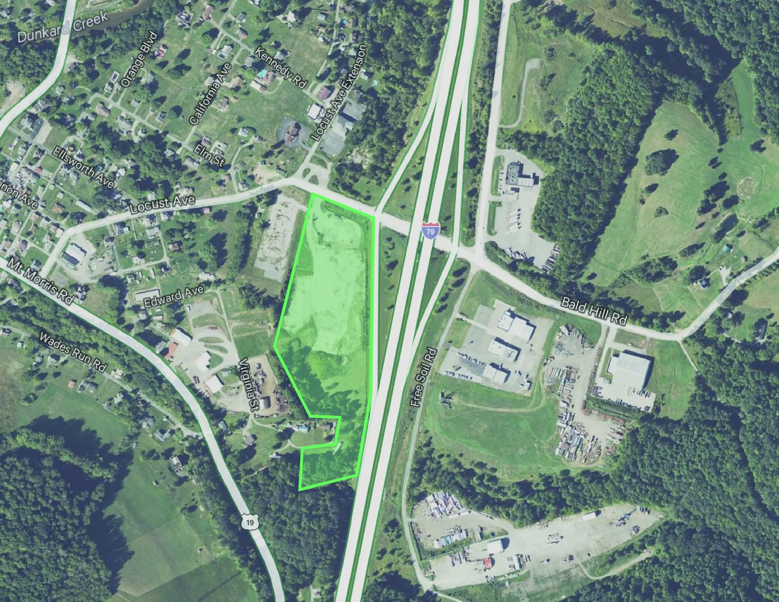 16-Acre Land Site | Mt. Morris, PA — Lease in Mount Morris, PA, photo 1 of 1