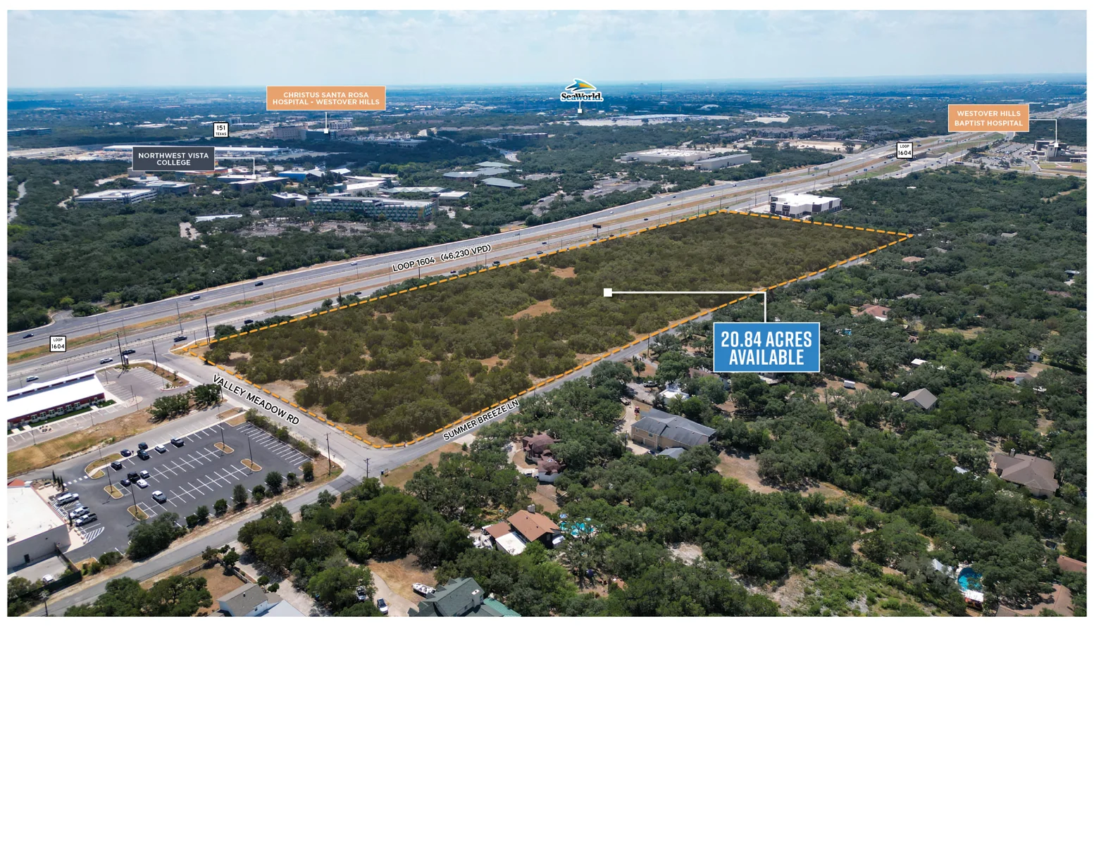 20 AC at Loop 1604 & Valley Meadow Rd — Sale in San Antonio, TX, photo 3 of 3