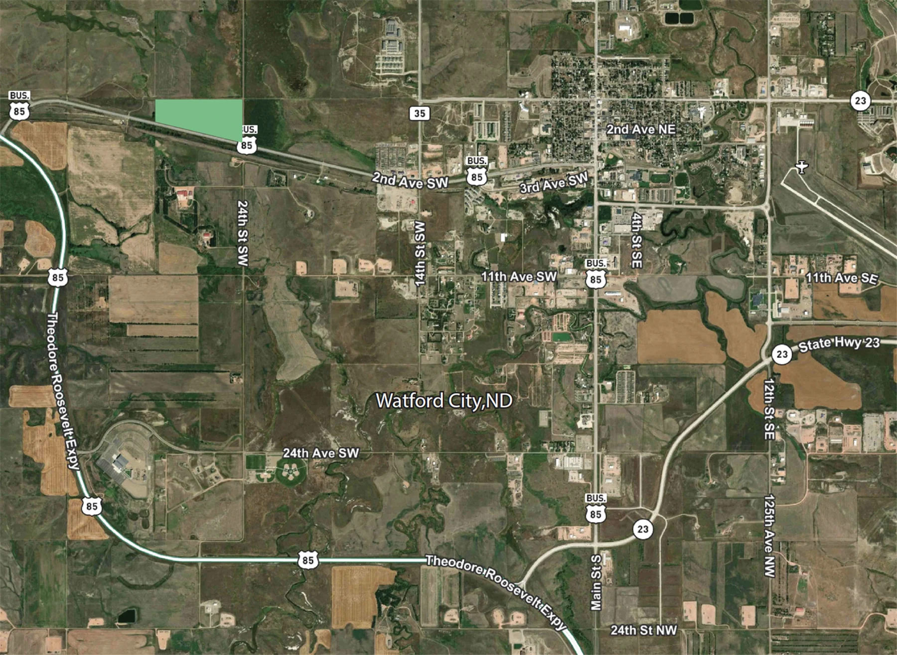 57.2 Acres of Development-Ready Land — Sale in Watford City, ND, photo 2 of 2