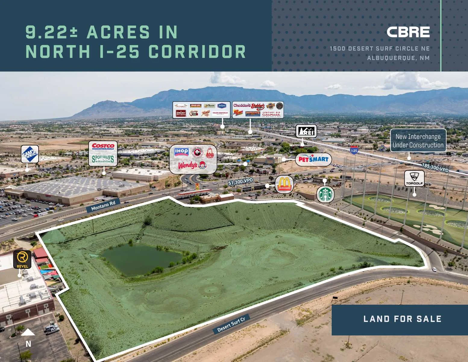 Rare Large Acreage Site in Central Albuquerque – 9.22… — Sale in Albuquerque, NM, photo 1 of 8