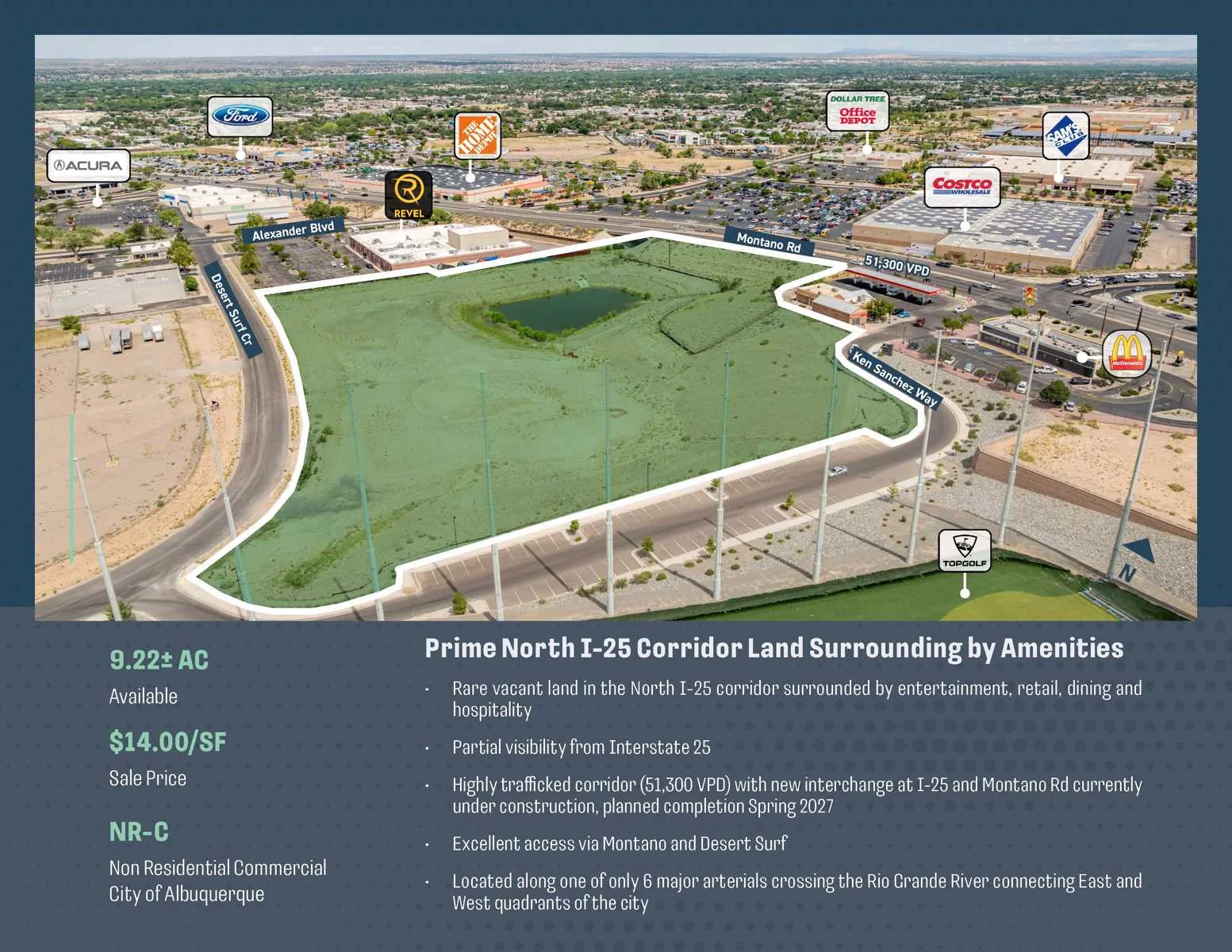 Rare Large Acreage Site in Central Albuquerque – 9.22… — Sale in Albuquerque, NM, photo 2 of 8