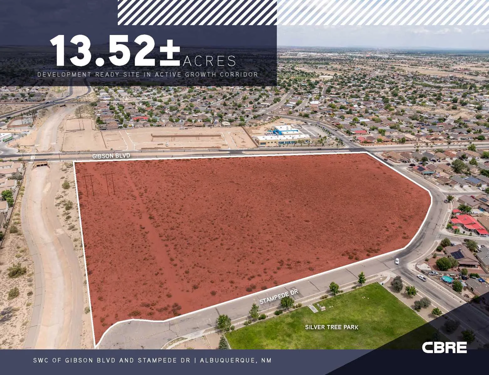 13.52 acres in Active Growth Corridor — Sale in Albuquerque, NM, photo 1 of 7