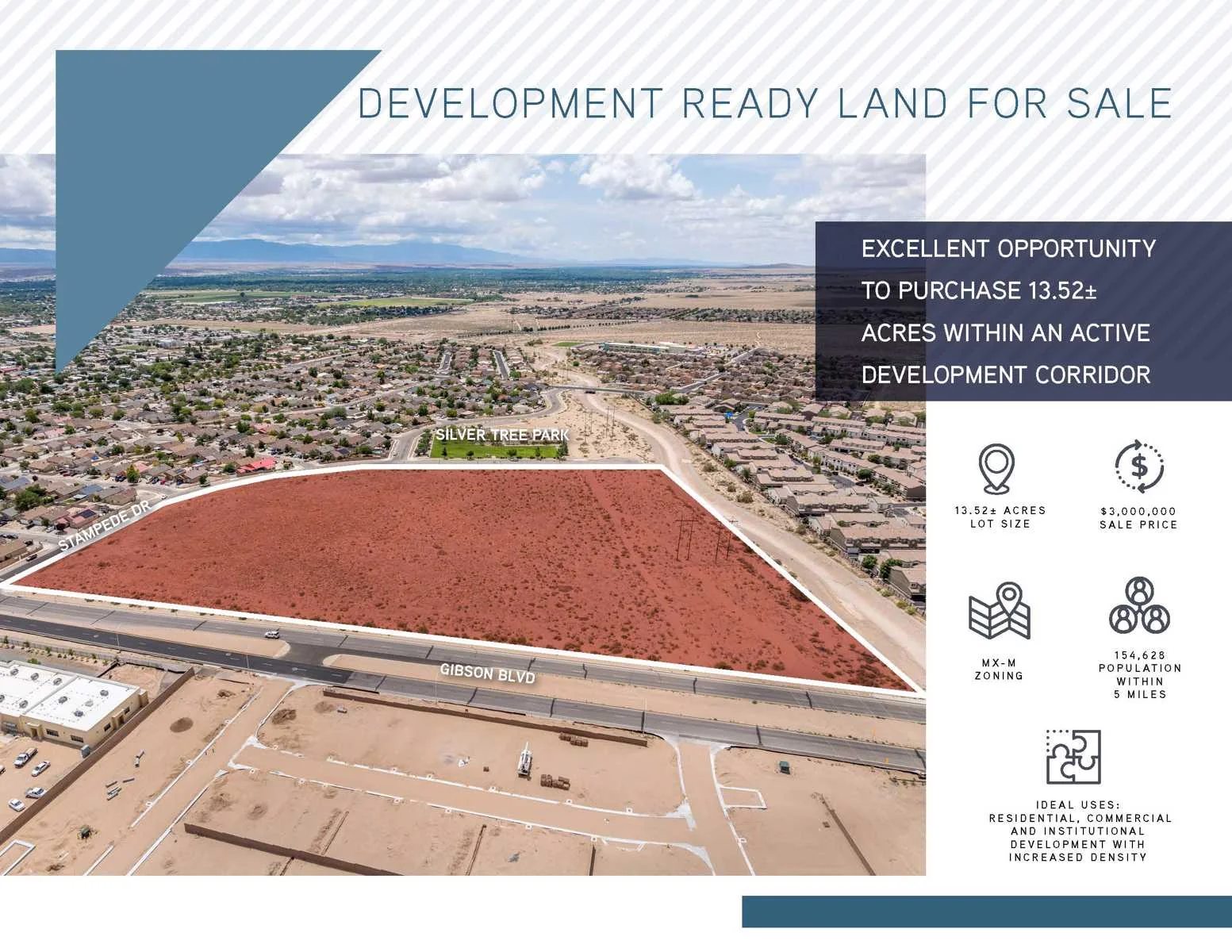 13.52 acres in Active Growth Corridor — Sale in Albuquerque, NM, photo 2 of 7