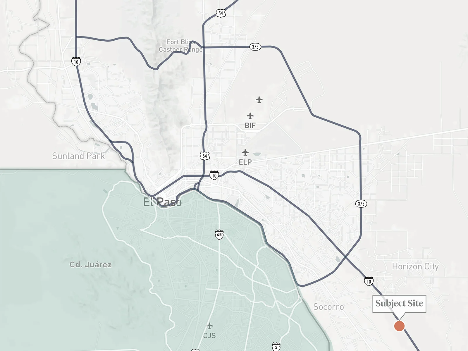 Horizon 10 Industrial Land — Sale in El Paso, TX, photo 3 of 3