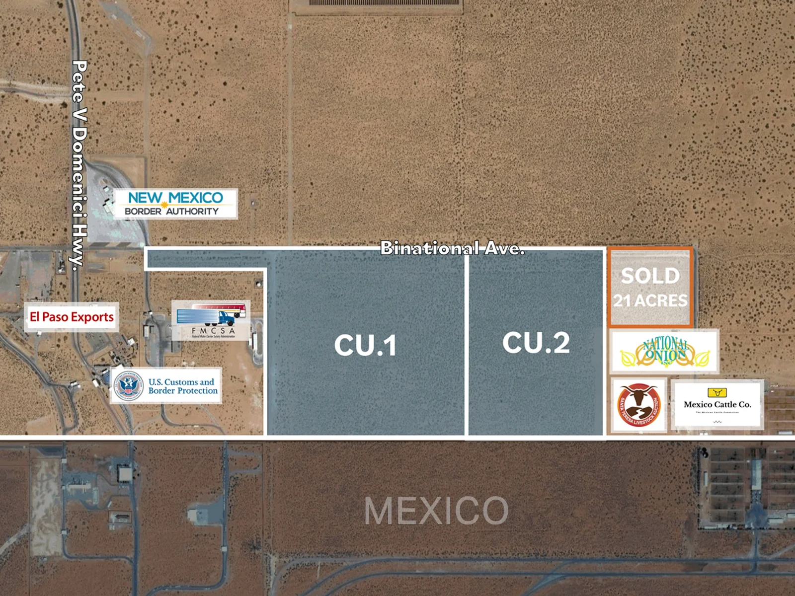 Land in Santa Teresa, NM — Sale in Santa Teresa, NM, photo 1 of 1