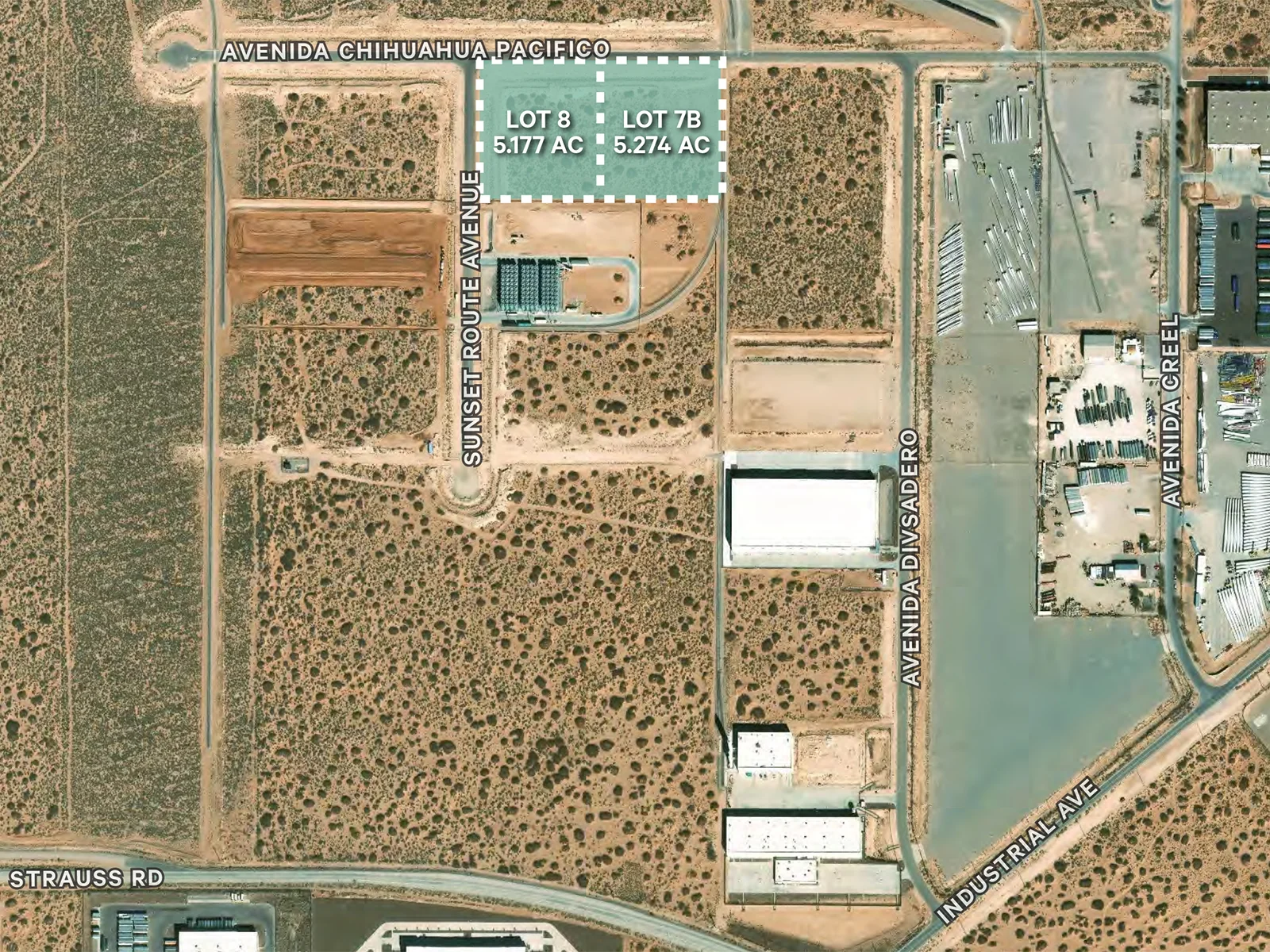 Santa Teresa Intermodal Park: Lot 7B & Lot 8 — Sale in Santa Teresa, NM, photo 1 of 1
