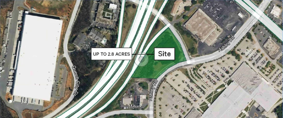 Land in Charlotte, NC — Lease in Charlotte, NC, photo 1 of 1
