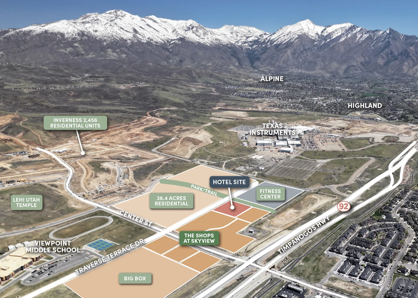 Skyview Hotel Pad Site - East Lehi — Sale in Lehi, UT, photo 2 of 5