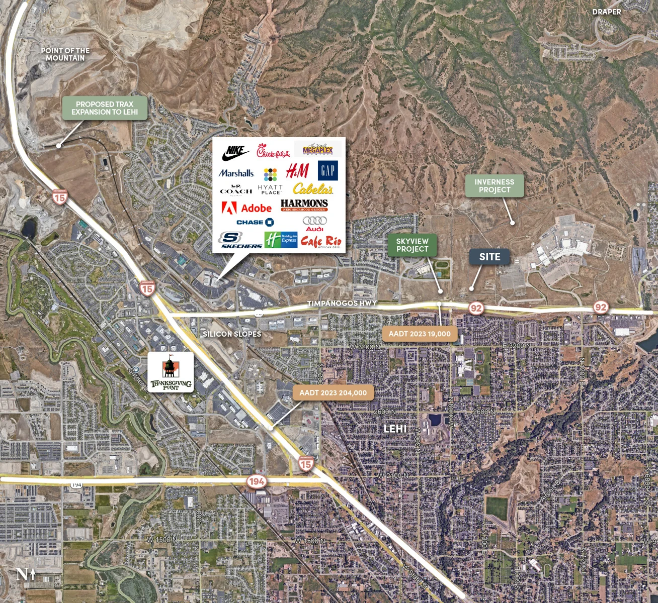 Skyview Hotel Pad Site - East Lehi — Sale in Lehi, UT, photo 4 of 5