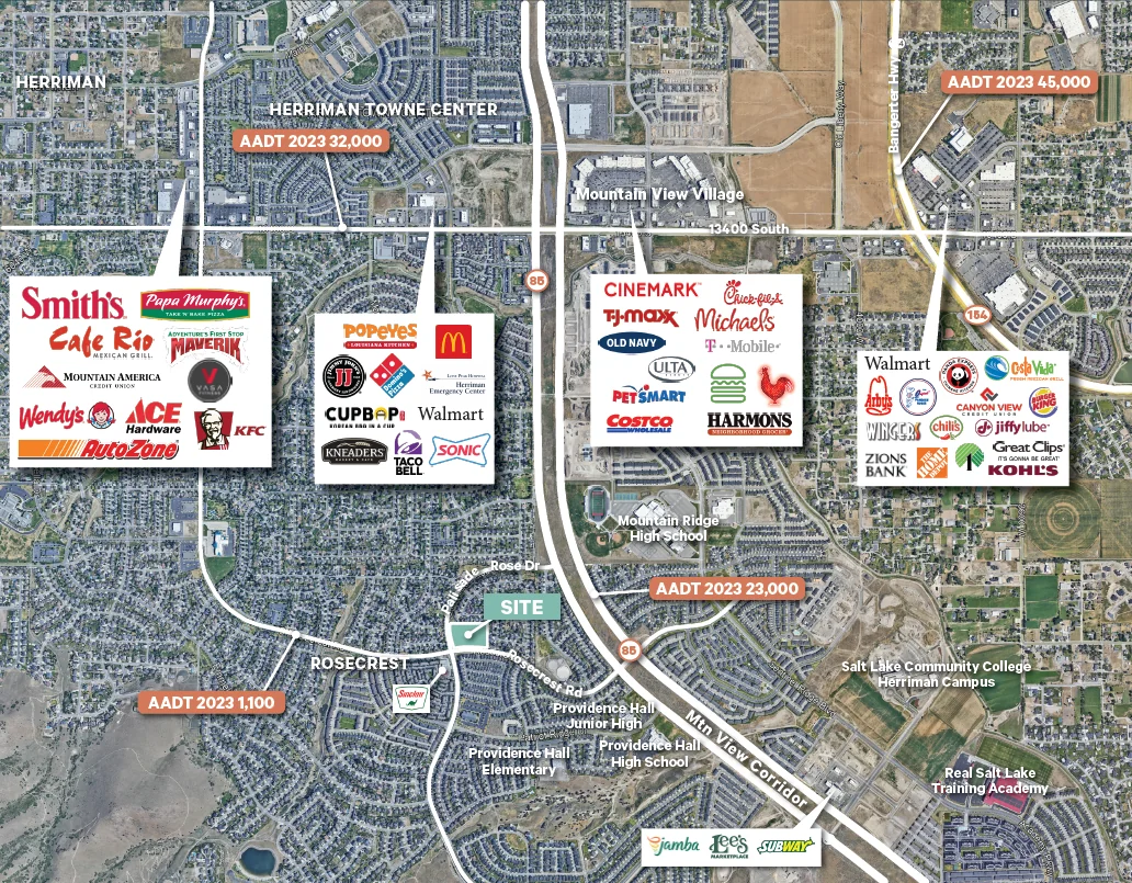 Herriman Commercial Land - UNDER CONTRACT — Sale in Herriman, UT, photo 3 of 4