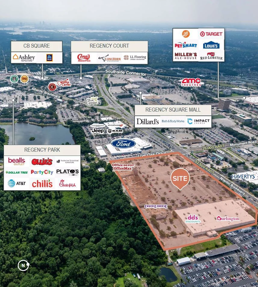 Regency Plaza - Big Box & In-Line Spaces — Lease in Jacksonville, FL, photo 3 of 6