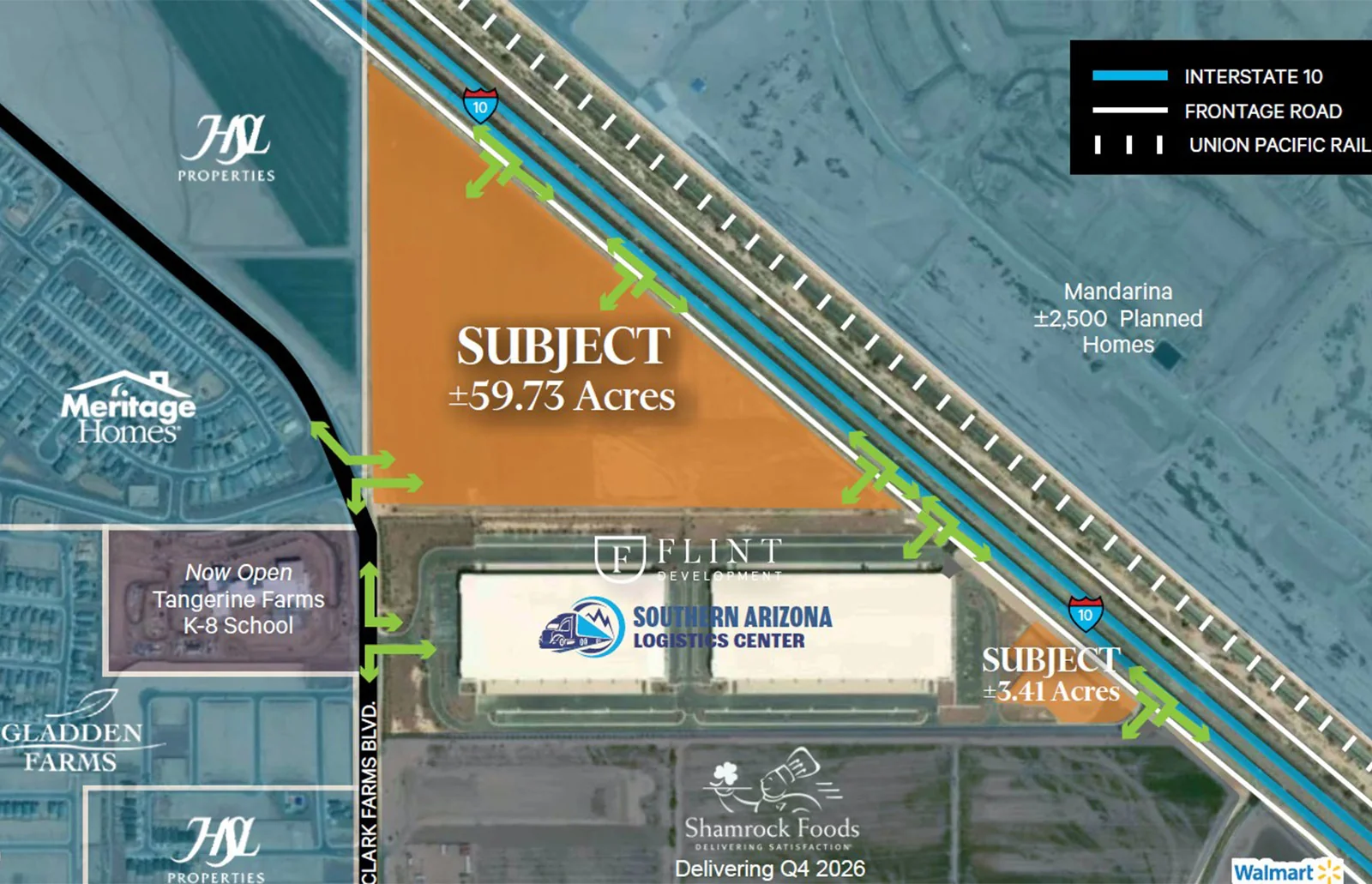 I-10 & Clark Farms Blvd - Marana Industrial Parcel — Sale in Marana, AZ, photo 2 of 2