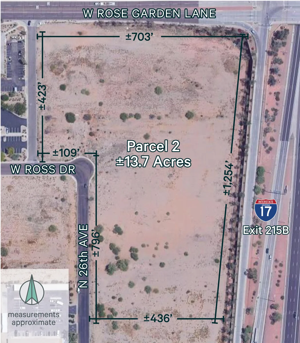 Fully Improved Land for Sale or Lease — Sale in Phoenix, AZ, photo 1 of 3