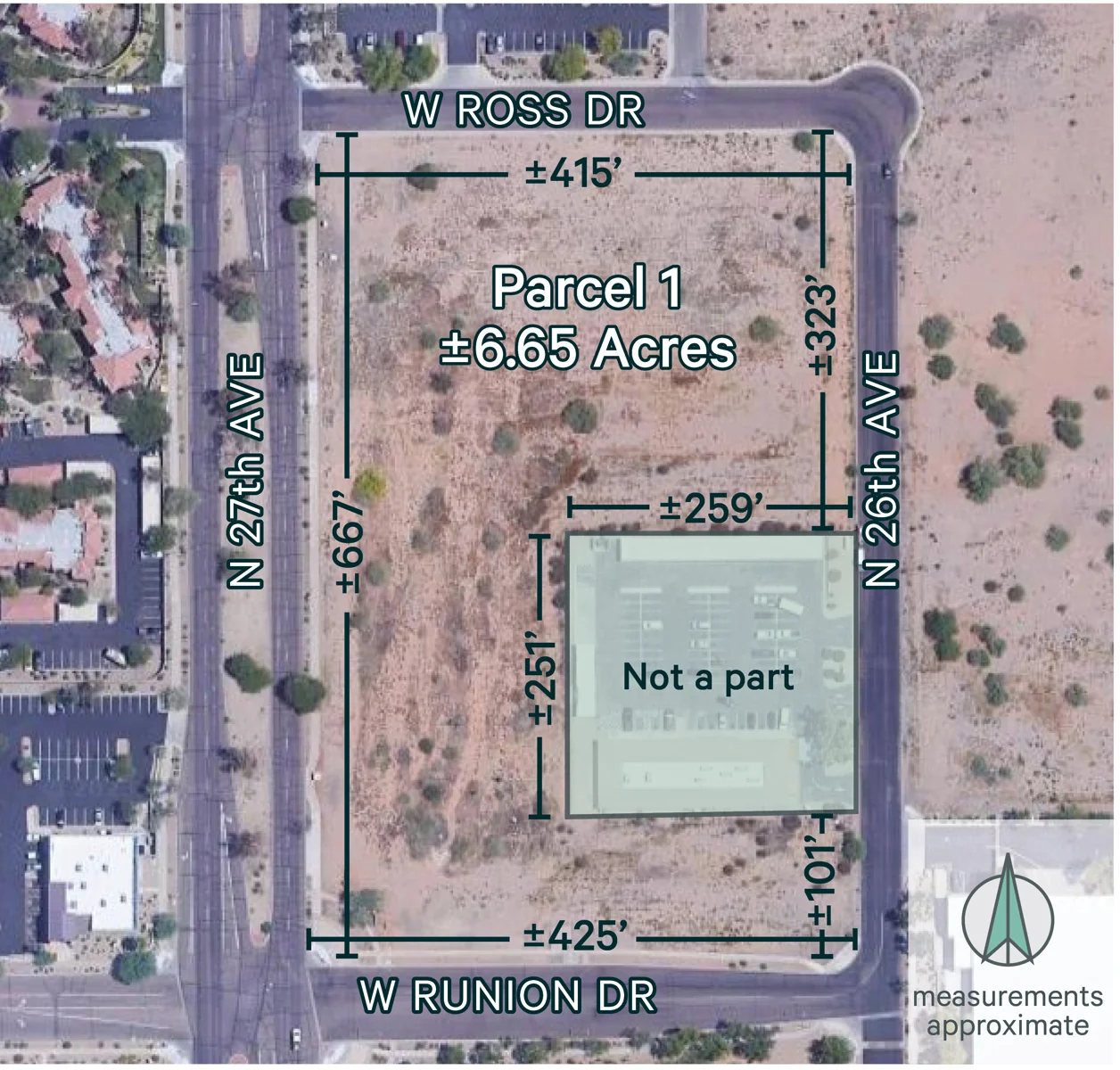 Fully Improved Land for Sale or Lease — Sale in Phoenix, AZ, photo 3 of 3