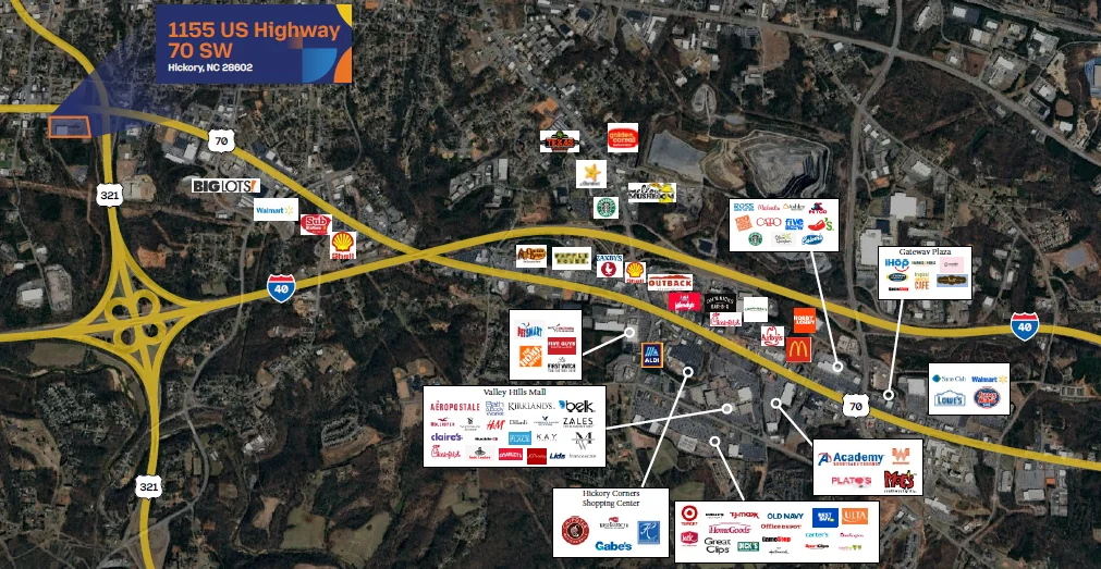 Retail in Hickory, NC — Lease in Hickory, NC, photo 3 of 5