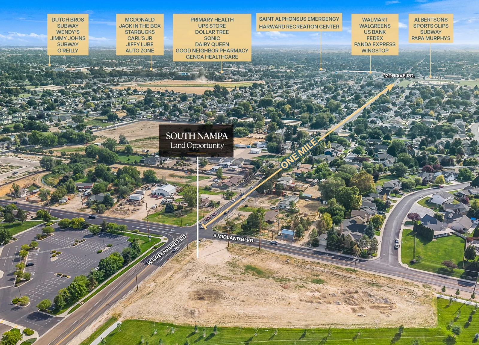 Retail Land For Sale — Sale in Nampa, ID, photo 2 of 3