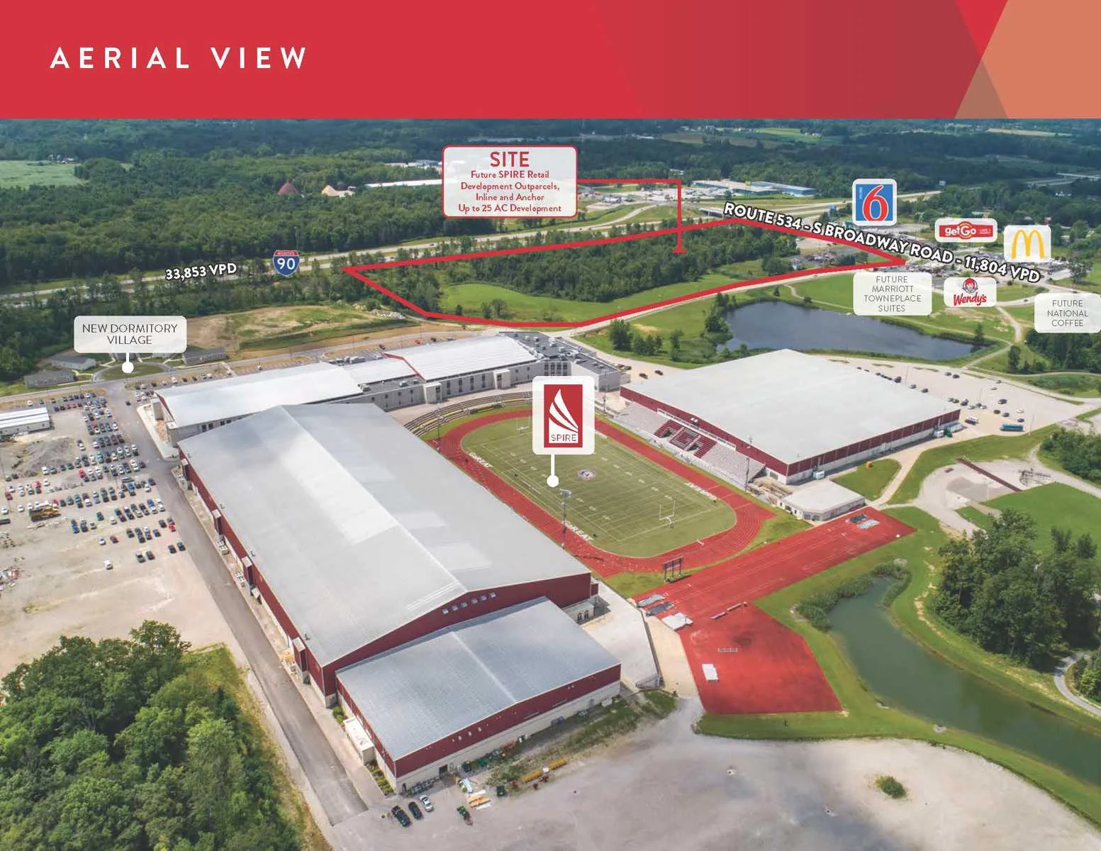 NEW RETAIL DEVELOPMENT AT SPIRE INSTITUTE & ACADEMY — Lease in Geneva, OH, photo 4 of 6