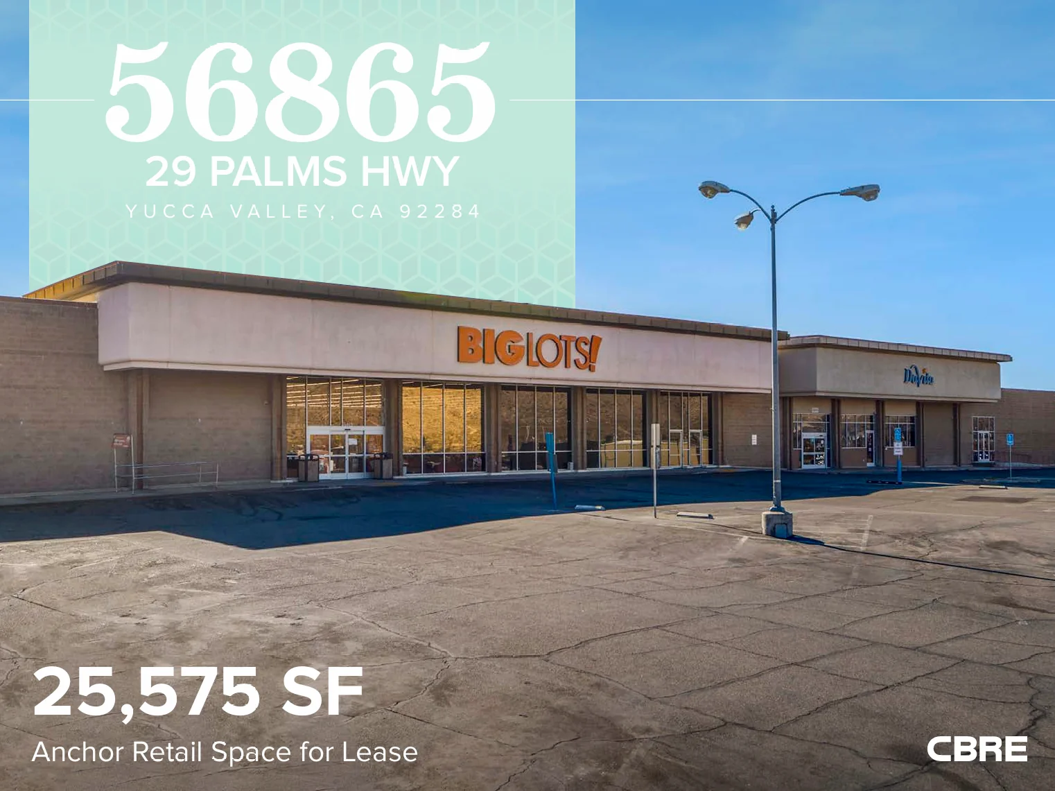Former Big Lots - Yucca Valley - photo 1 - Yucca Valley, CA