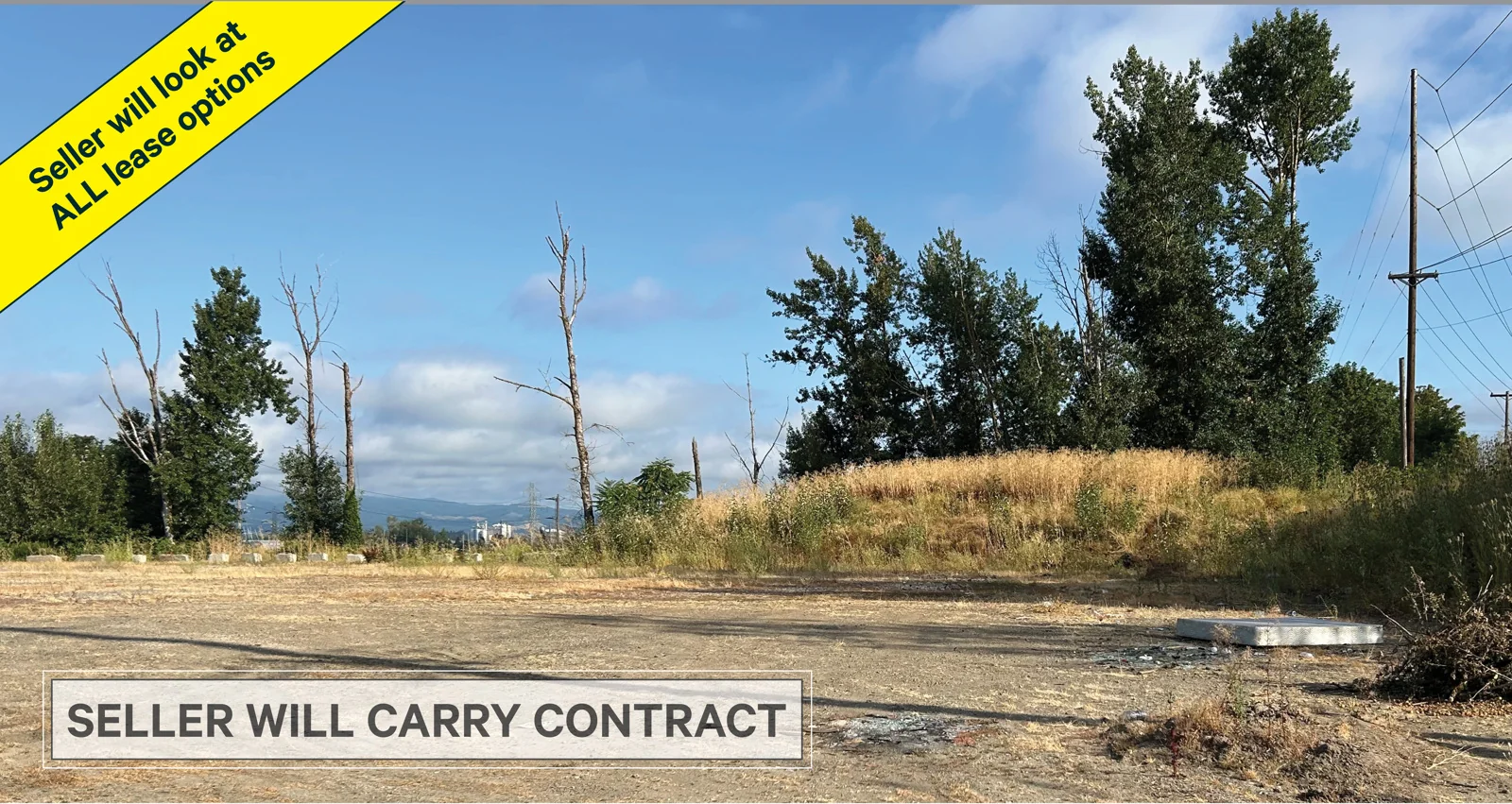 Land in Portland, OR