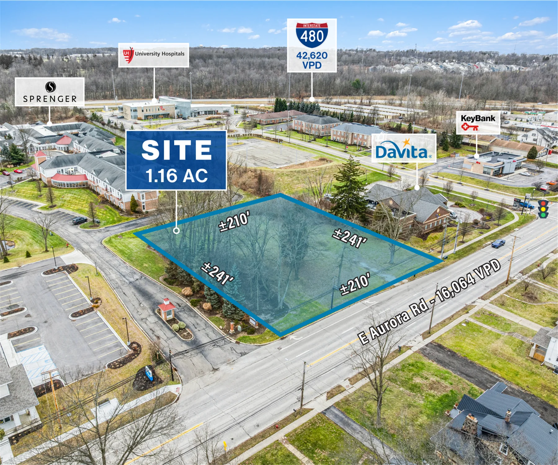 1.16 AC Development Site — Lease in Twinsburg, OH, photo 2 of 4