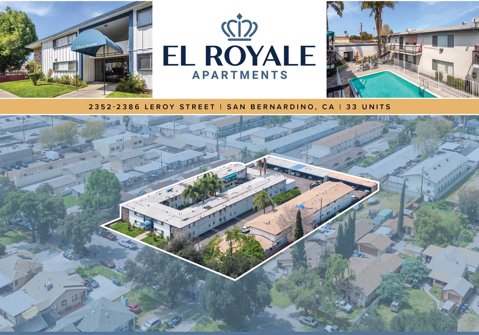 El Royale Apartments — Sale in San Bernardino, CA, photo 1 of 8
