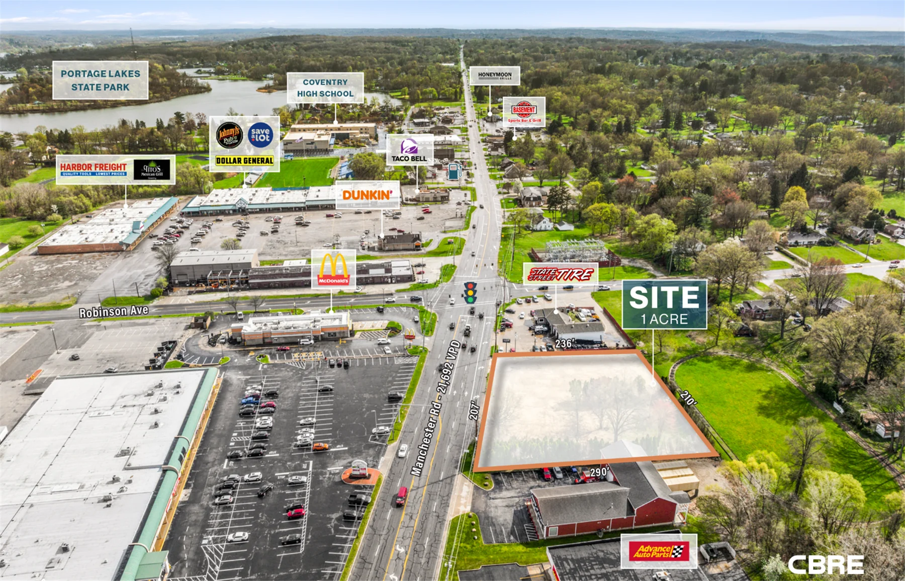1 Acre Ground Lease Development - photo 2 - Akron, OH