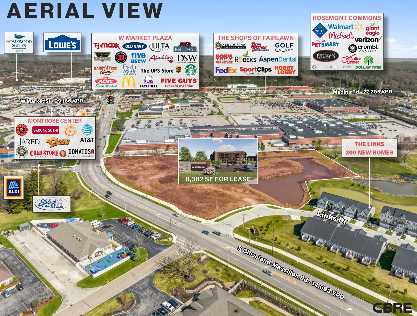 Retail and Restaurant at The Rosemont — Lease in Fairlawn, OH, photo 3 of 3