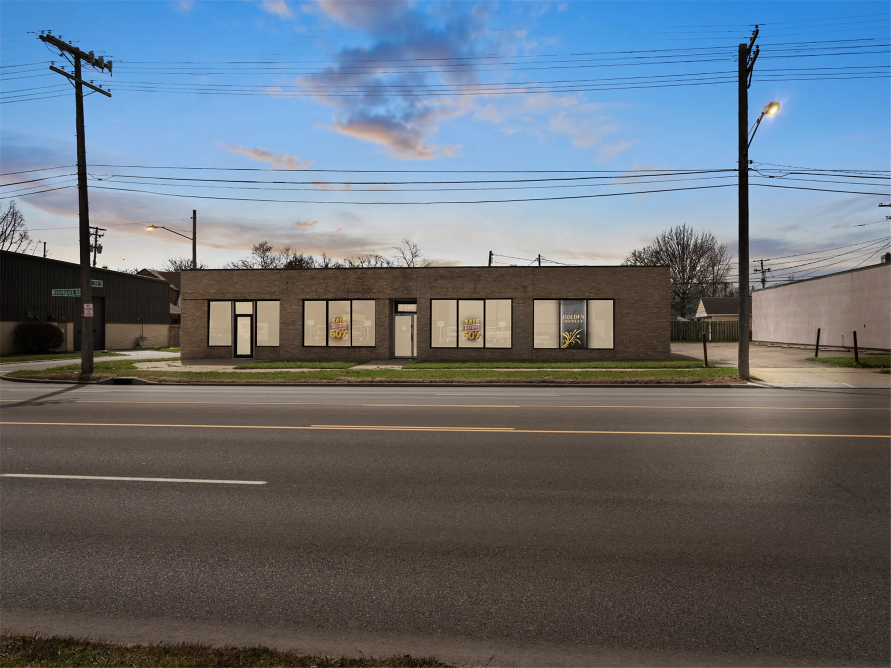 Highly Visible Freestanding 6,160 SF Building — Lease in Parma, OH, photo 2 of 7
