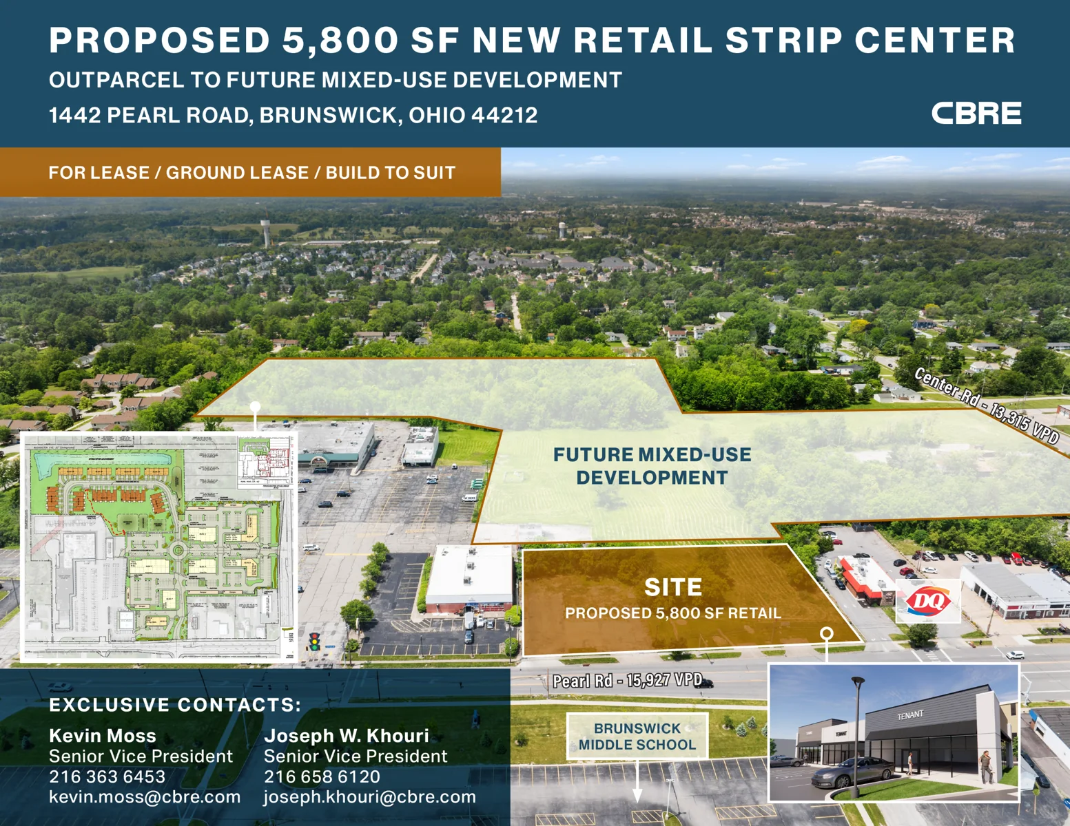 Proposed 5,800 SF New Retail Strip Center