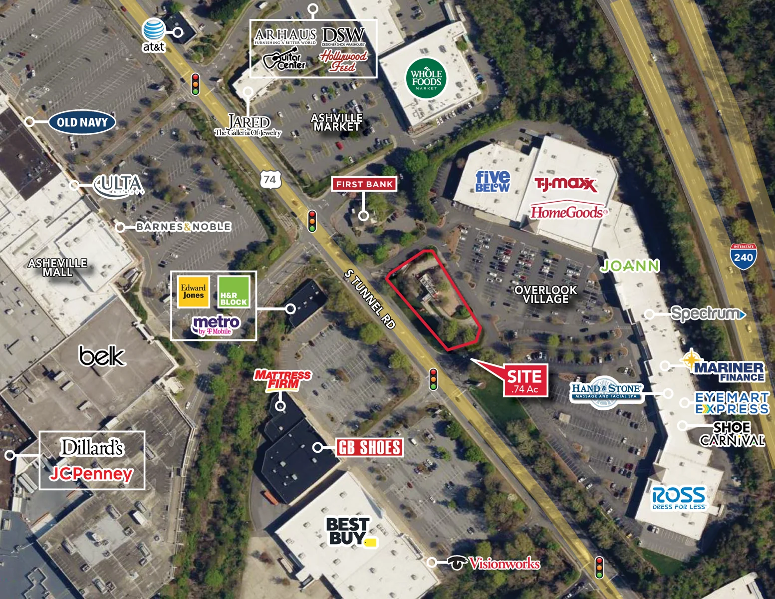 Overlook Village Outlot — Lease in Asheville, NC, photo 1 of 3